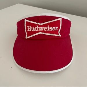Vintage Budweiser Visor Hat - 80s 90s